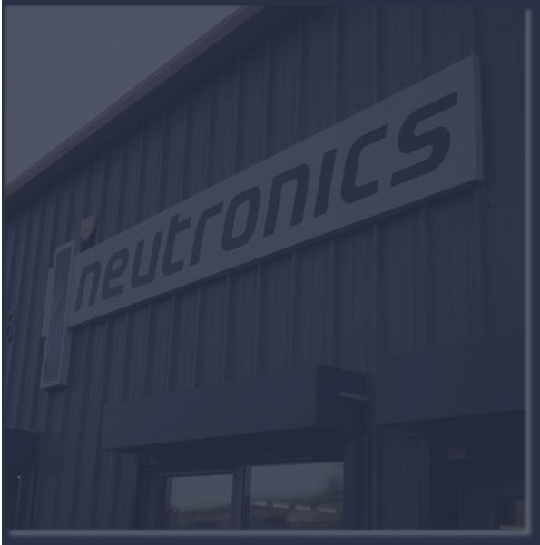 Neutronics NE Ltd building sign � Trusted partner for industrial electronics since 2000
